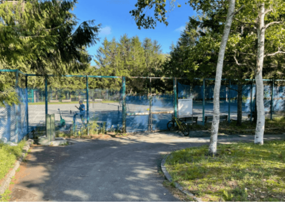 もみじ台緑地 テニスコート 南コート